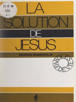 cover image of La solution de Jésus
